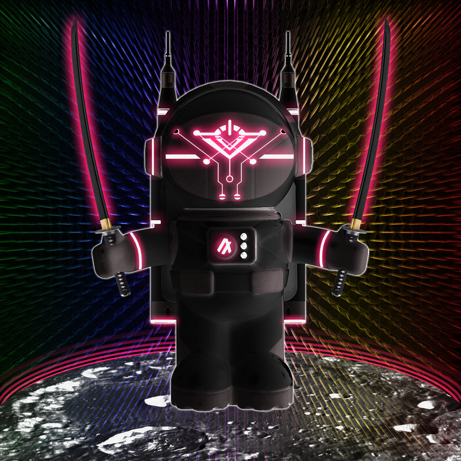 Algonautz 115 - CYBZ Dark Prism NFT on Algorand