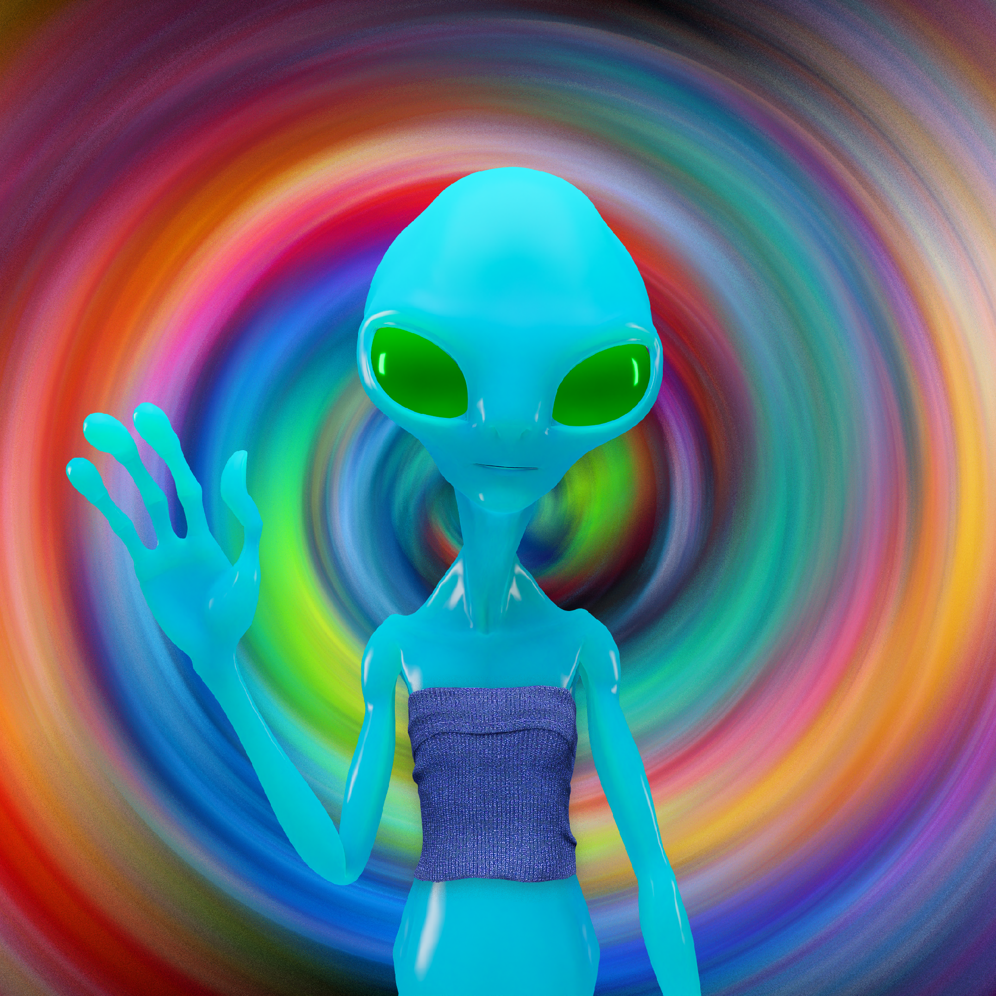 Alien Tourism700 NFT on Algorand