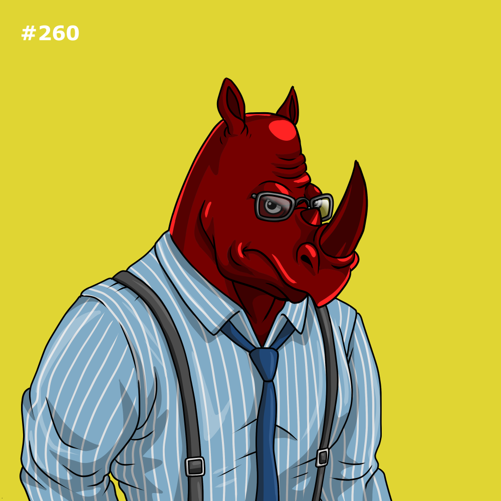 Rowdy Rhino #260 NFT on Algorand
