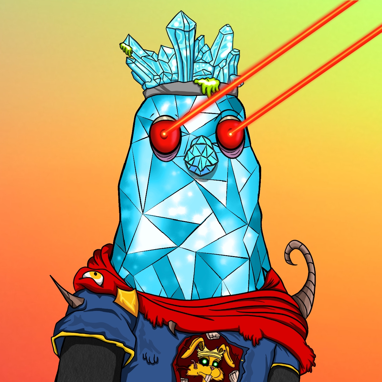 Mutant Ghetto Pigeon #663 NFT on Algorand