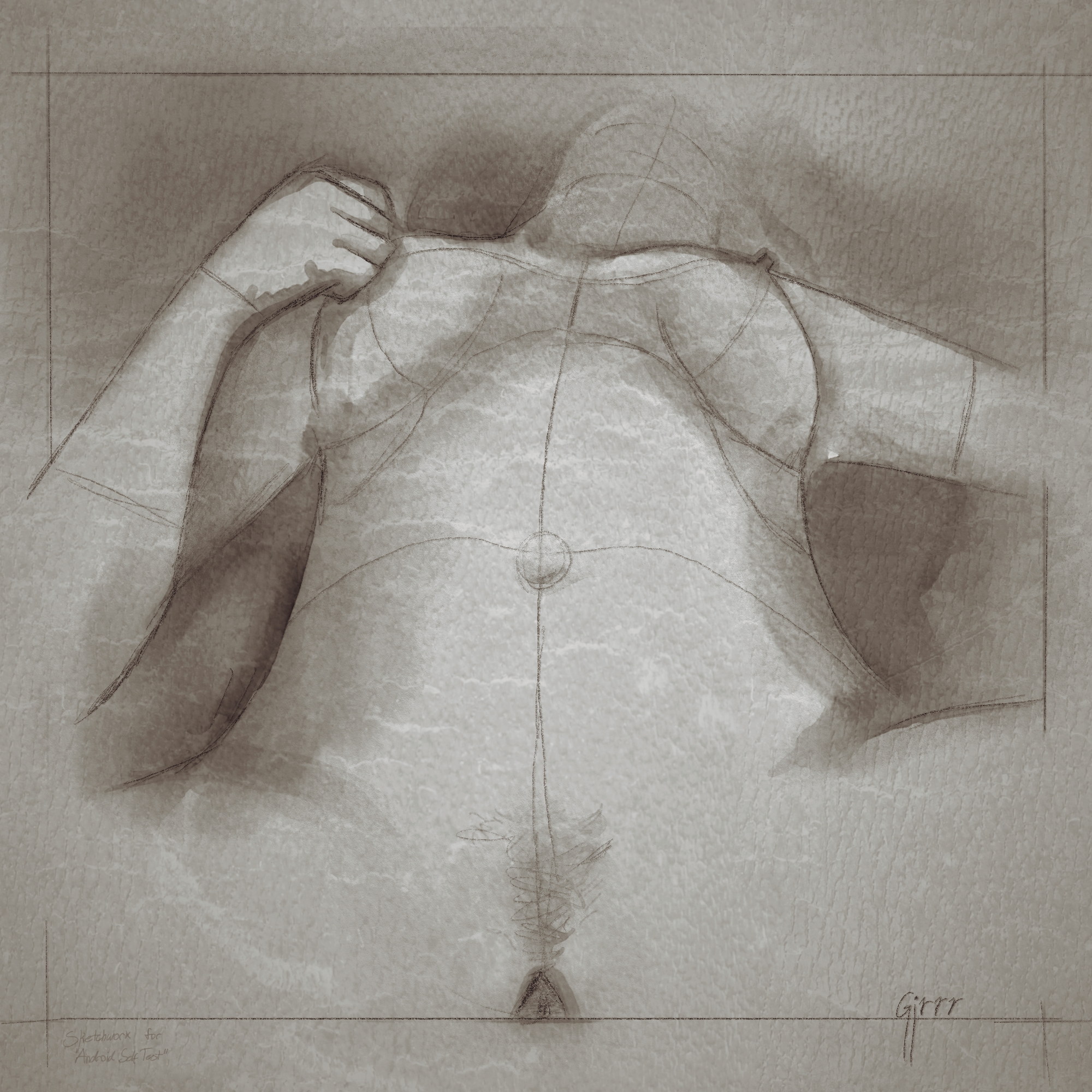 #007 - Android Self Test Sketch NFT on Algorand