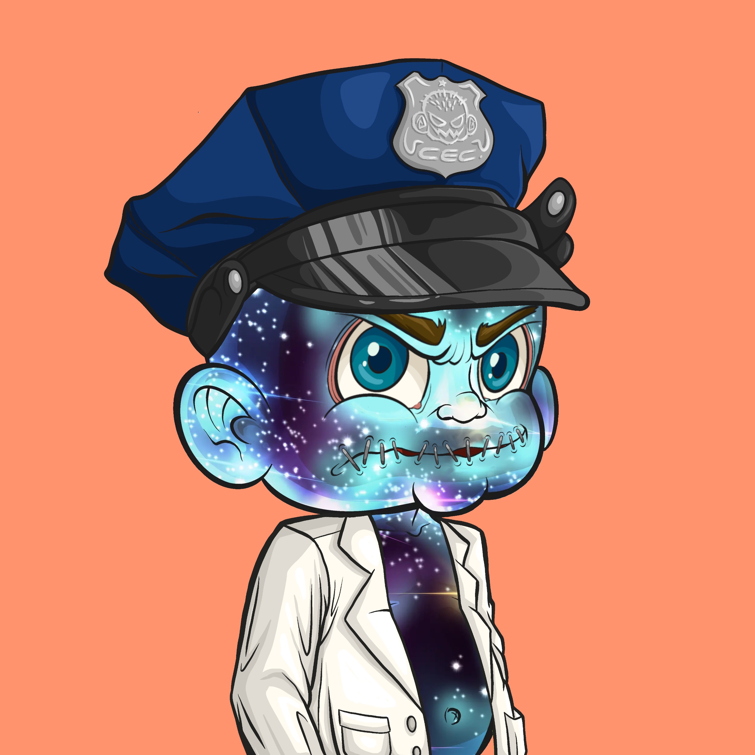 CRAZY COP #6035 NFT on Algorand