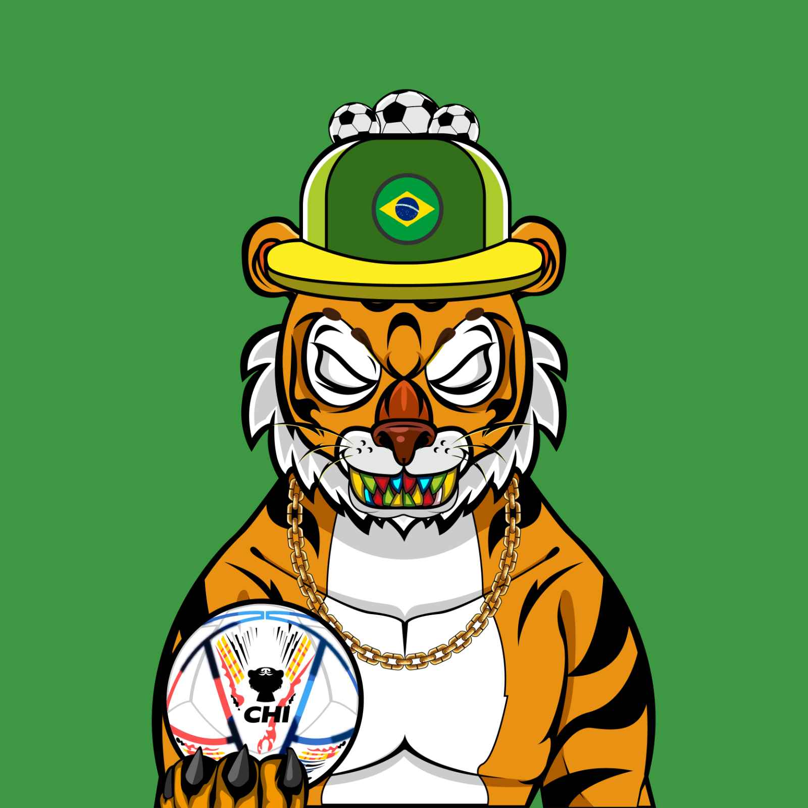 Football TigerChi #1862 NFT on Algorand