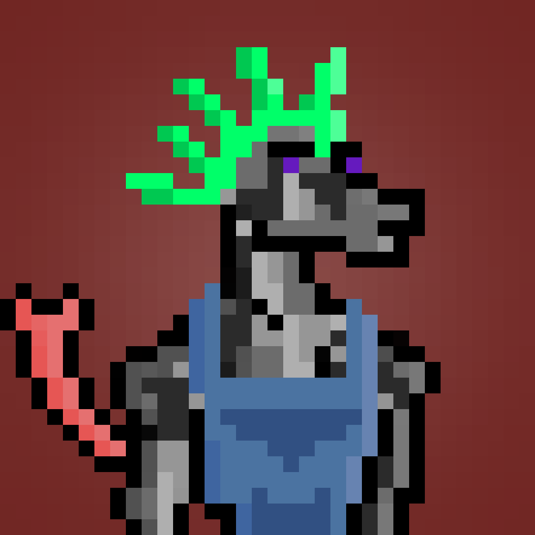 Pixel Dragon: #104 NFT on Algorand