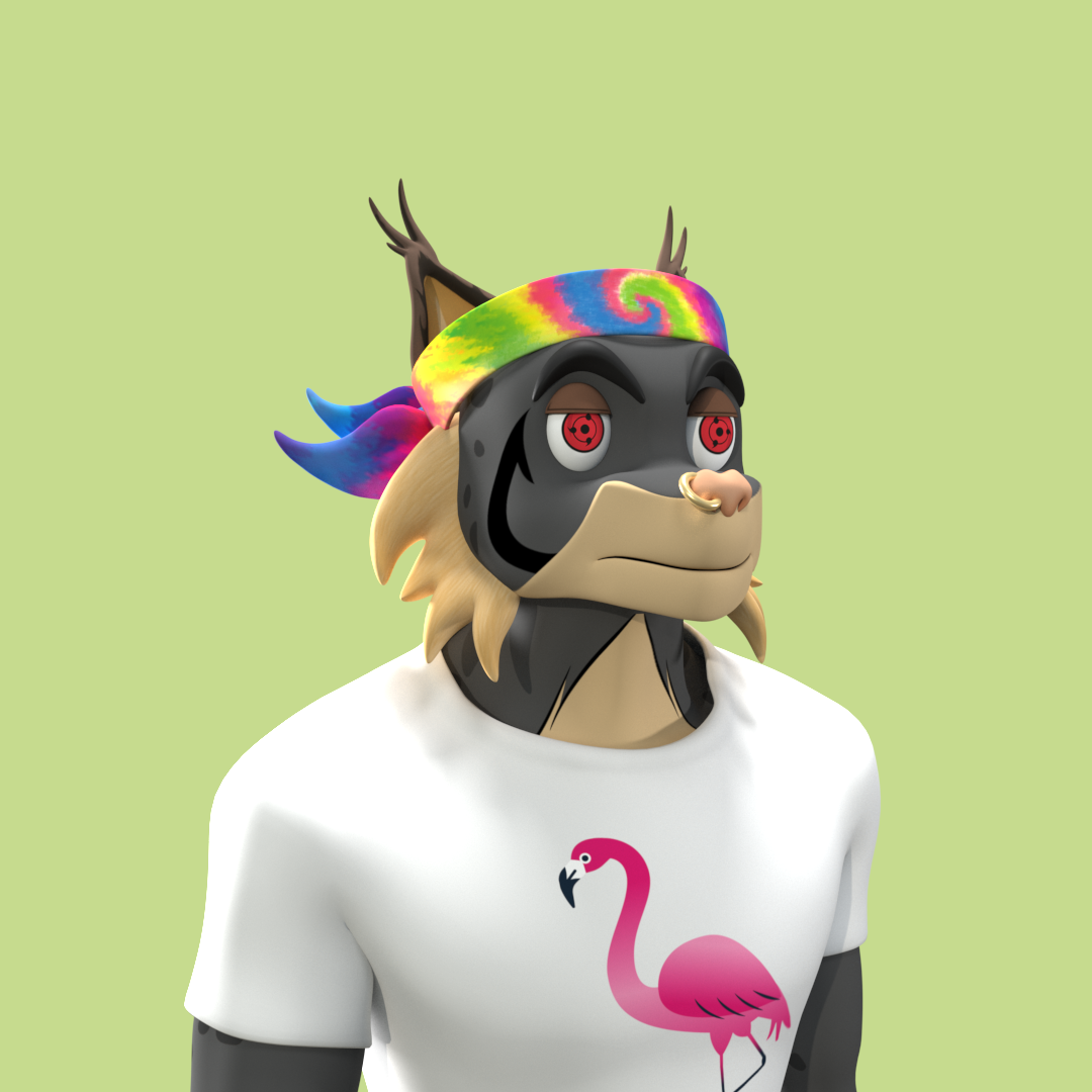 3D Lynx #152 NFT on Algorand