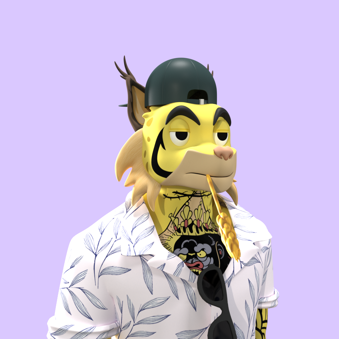 3D Lynx #188 NFT on Algorand