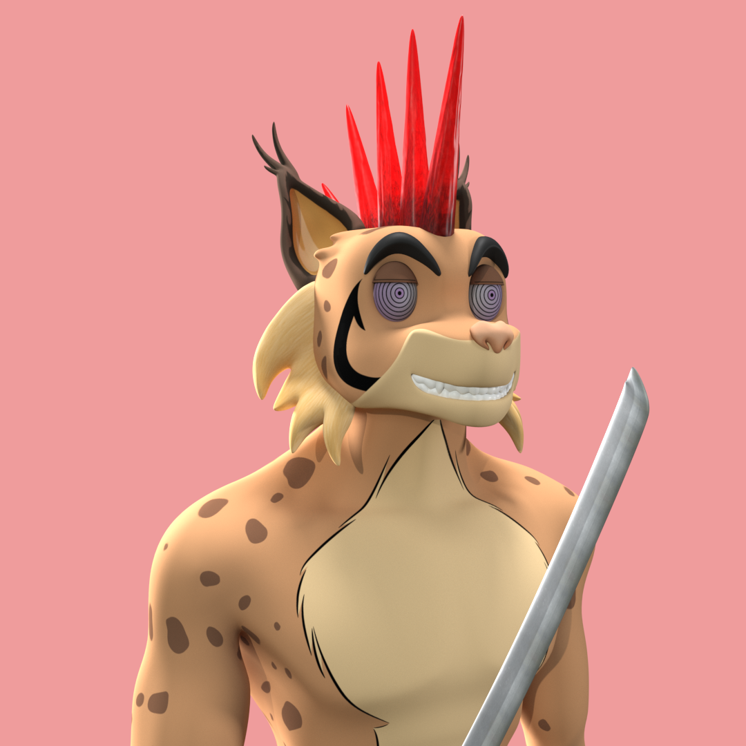 3D Lynx #218 NFT on Algorand