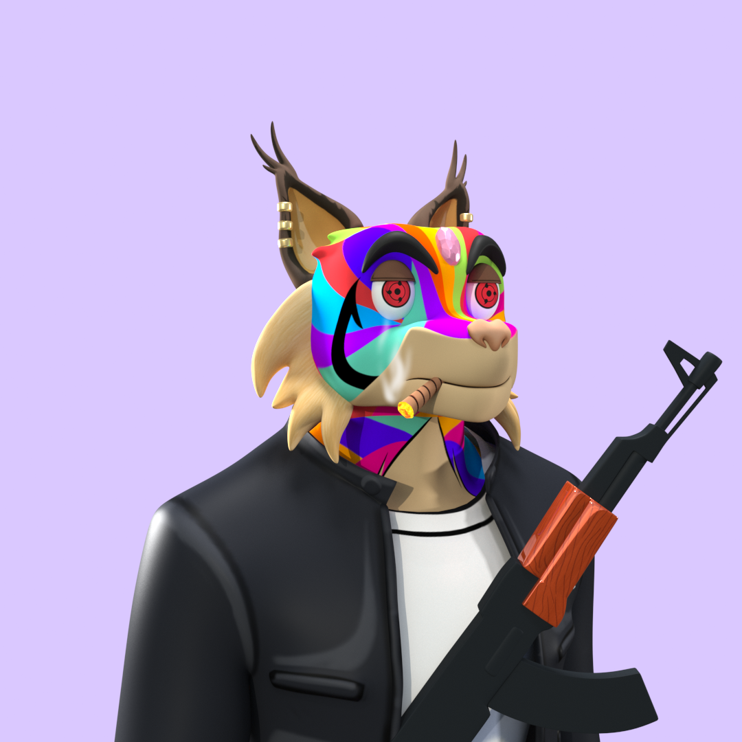 3D Lynx #240 NFT on Algorand