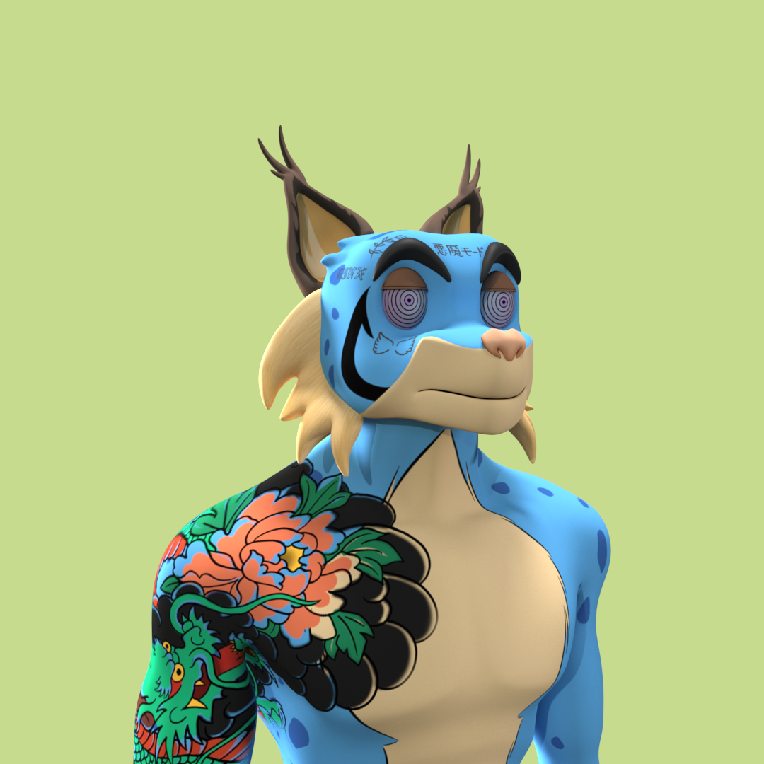 3D Lynx #284 NFT on Algorand