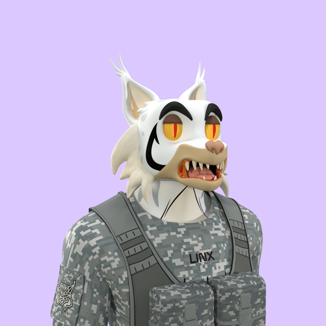 3D Lynx #297 NFT on Algorand