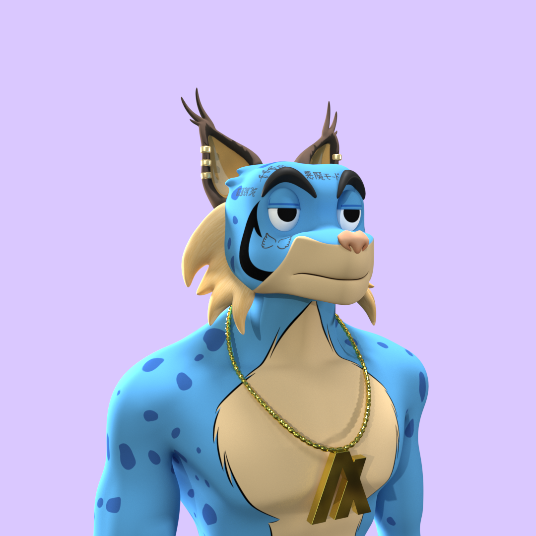 3D Lynx #77 NFT on Algorand