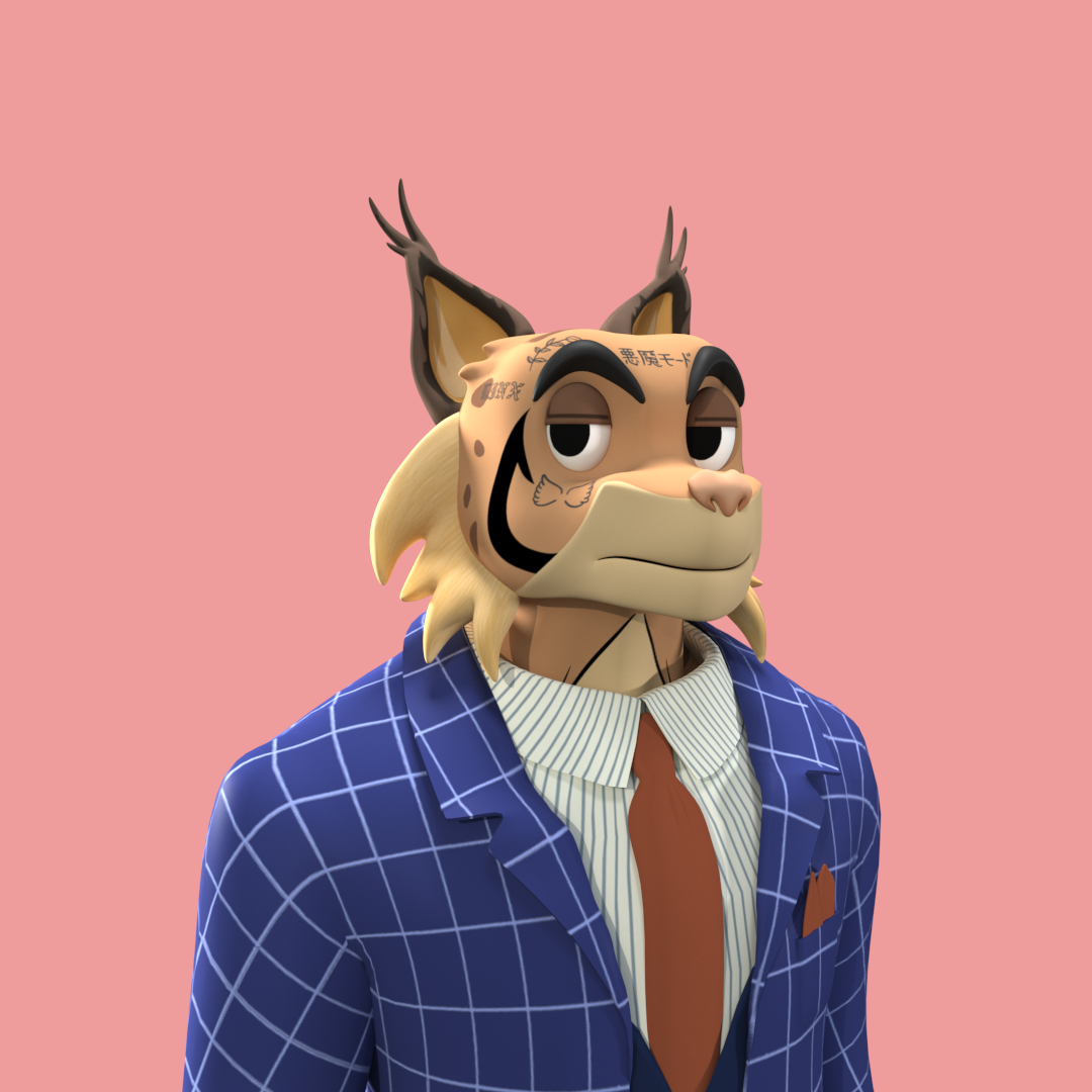 3D Lynx #86 NFT on Algorand