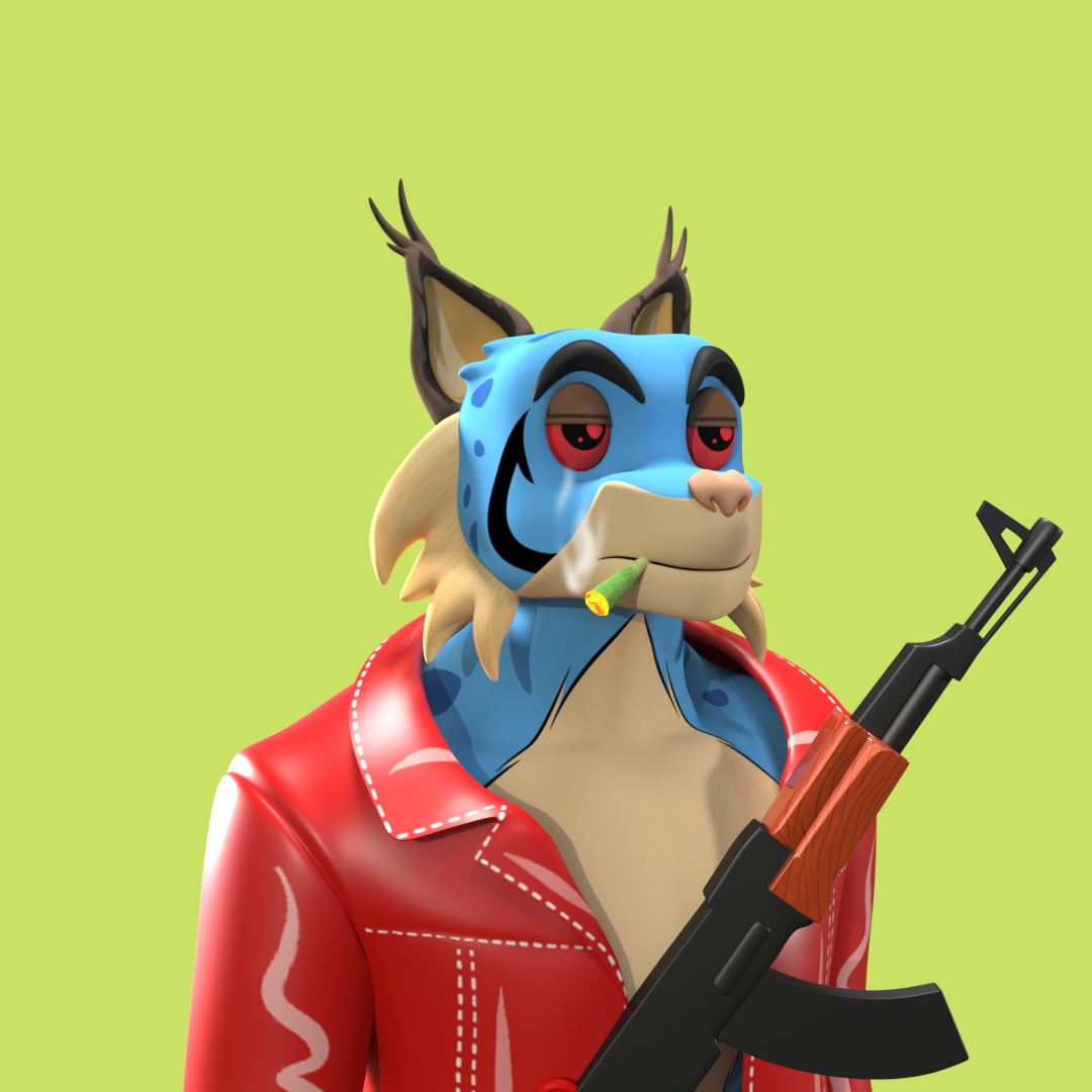 3D Lynx #93 NFT on Algorand