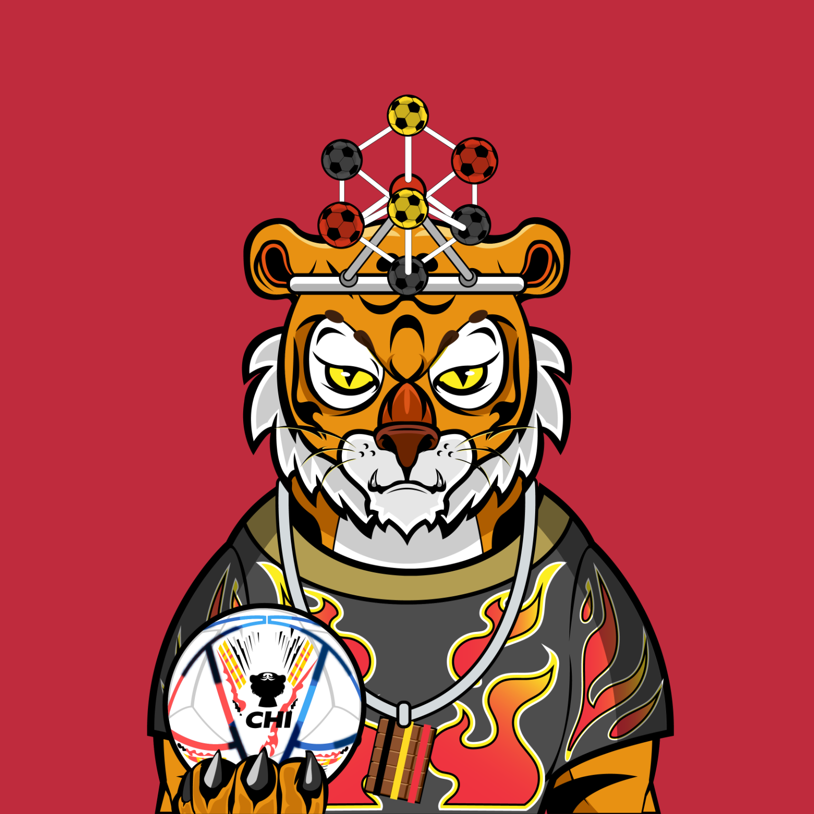 Football TigerChi #1033 NFT on Algorand