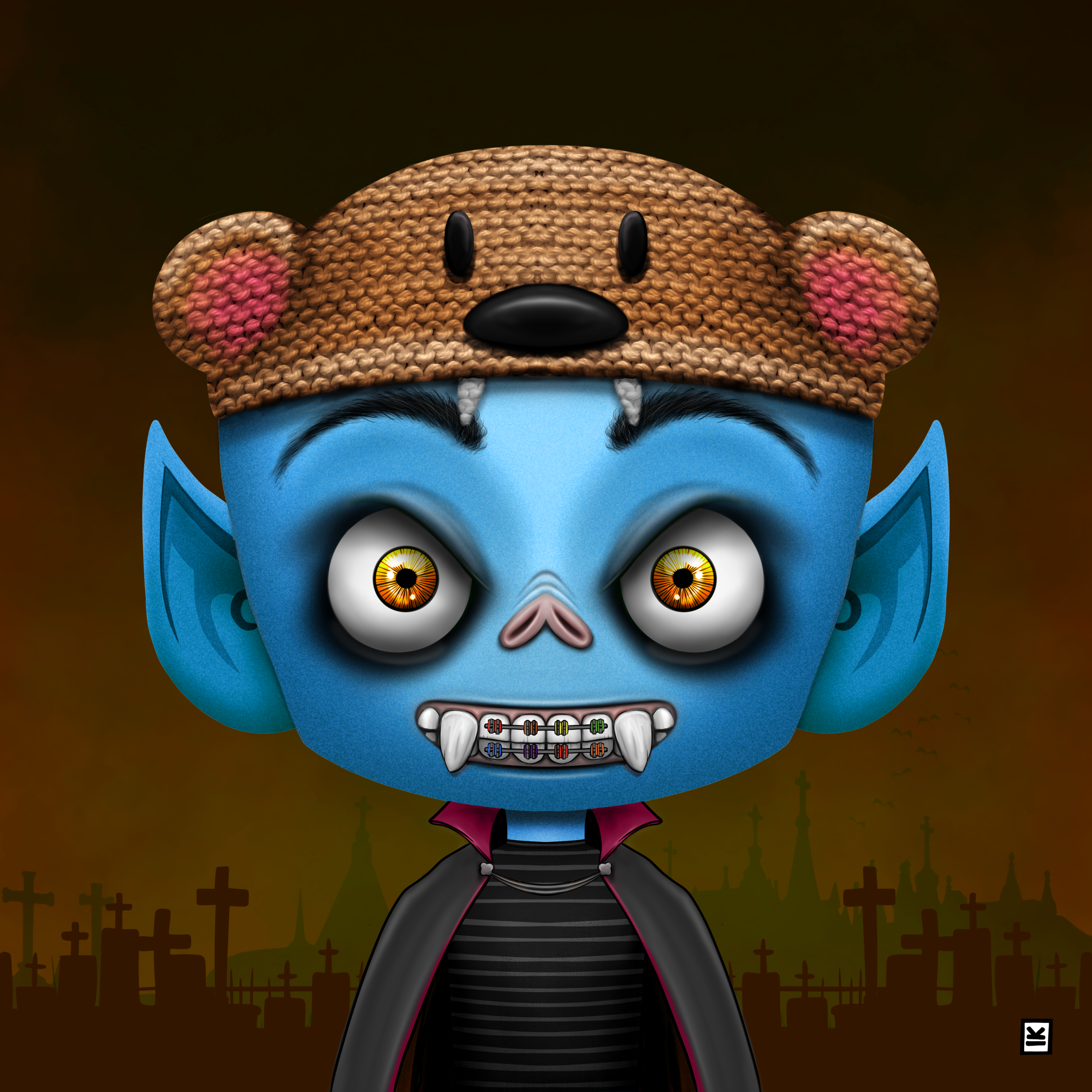 Little Monsters - Vampire #65 NFT on Algorand