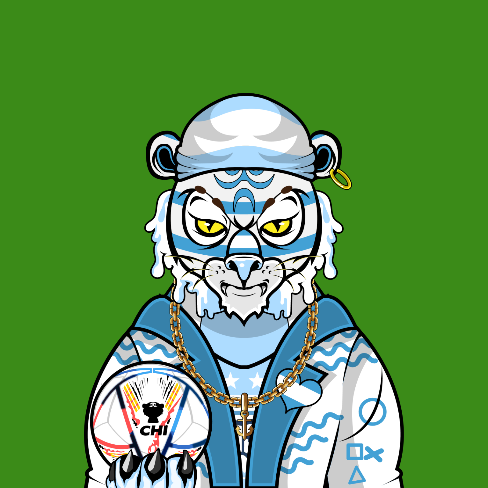 Football TigerChi #1044 NFT on Algorand