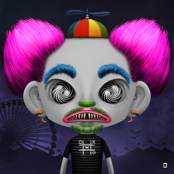 An image of Little Monsters - Clown #14