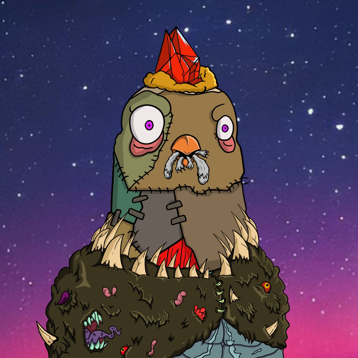 Mutant Ghetto Pigeon #547 NFT on Algorand