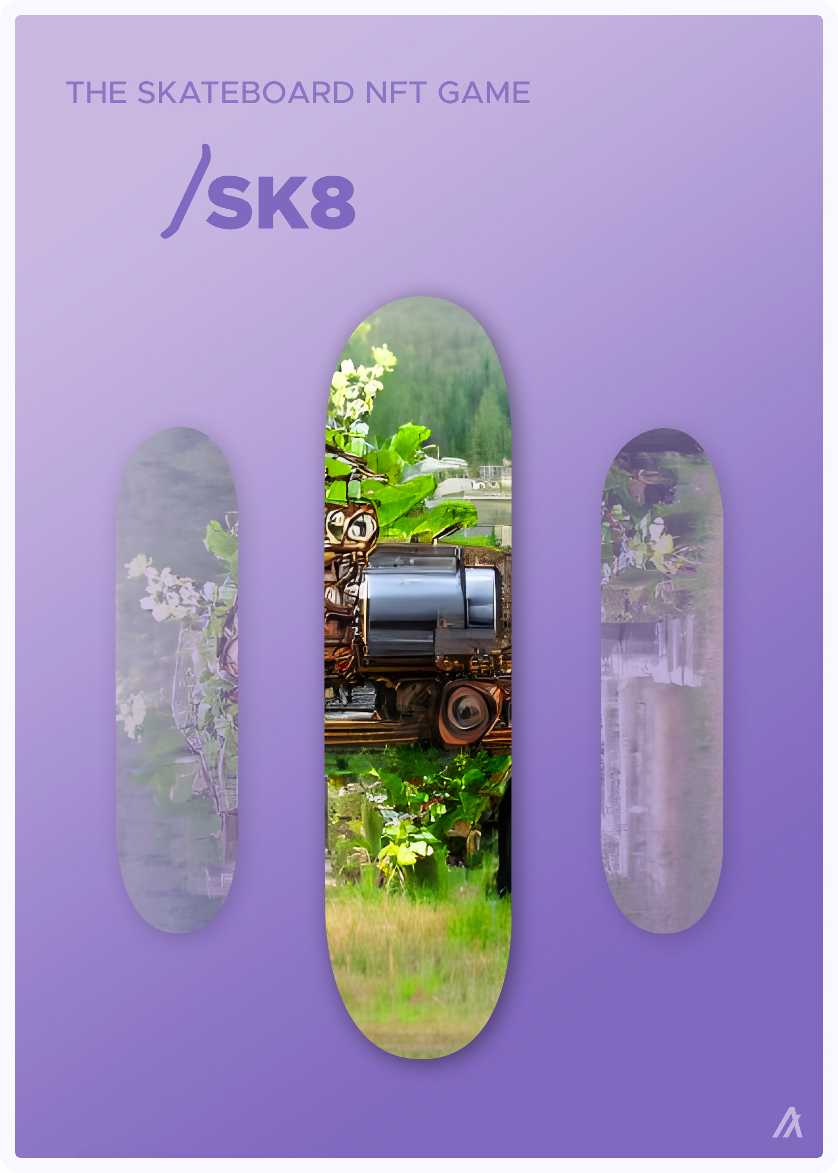 SK8 Deck #080 NFT on Algorand
