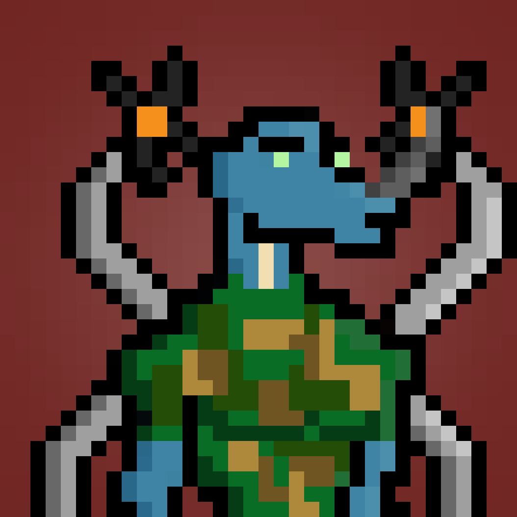 Pixel Dragon: #097 NFT on Algorand