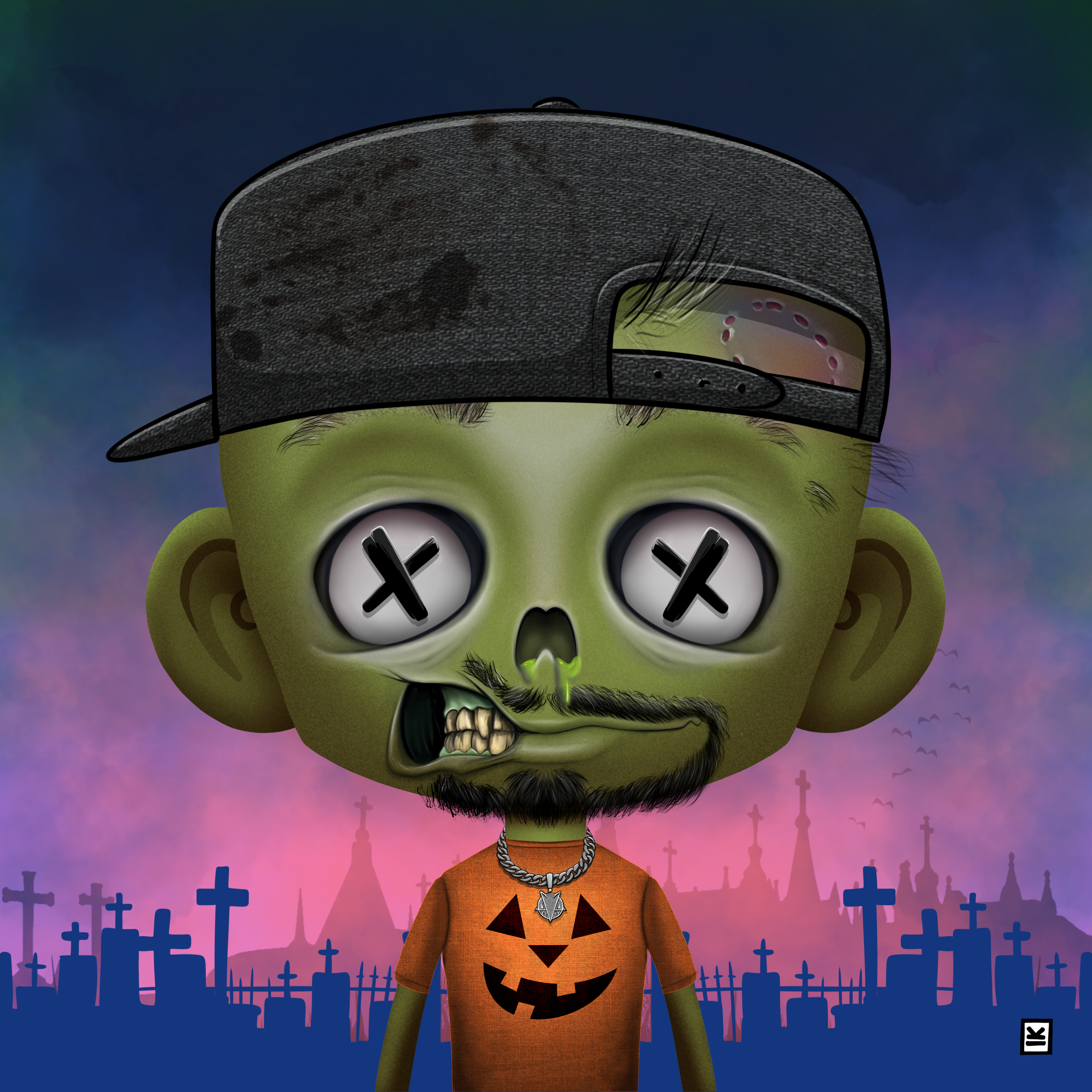 Little Monsters - Zombie #85 NFT on Algorand