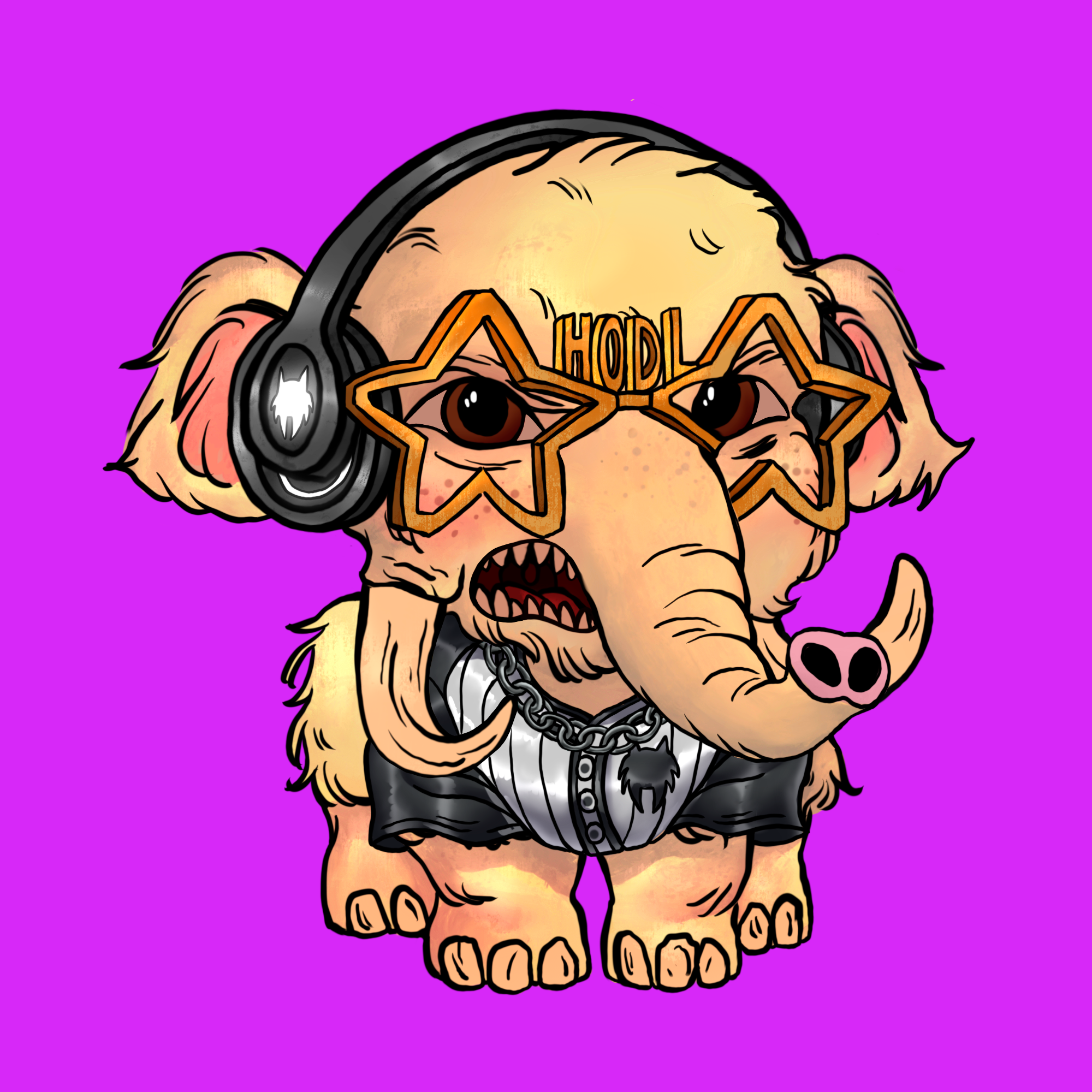 Naughty Mammoth #0512 NFT on Algorand