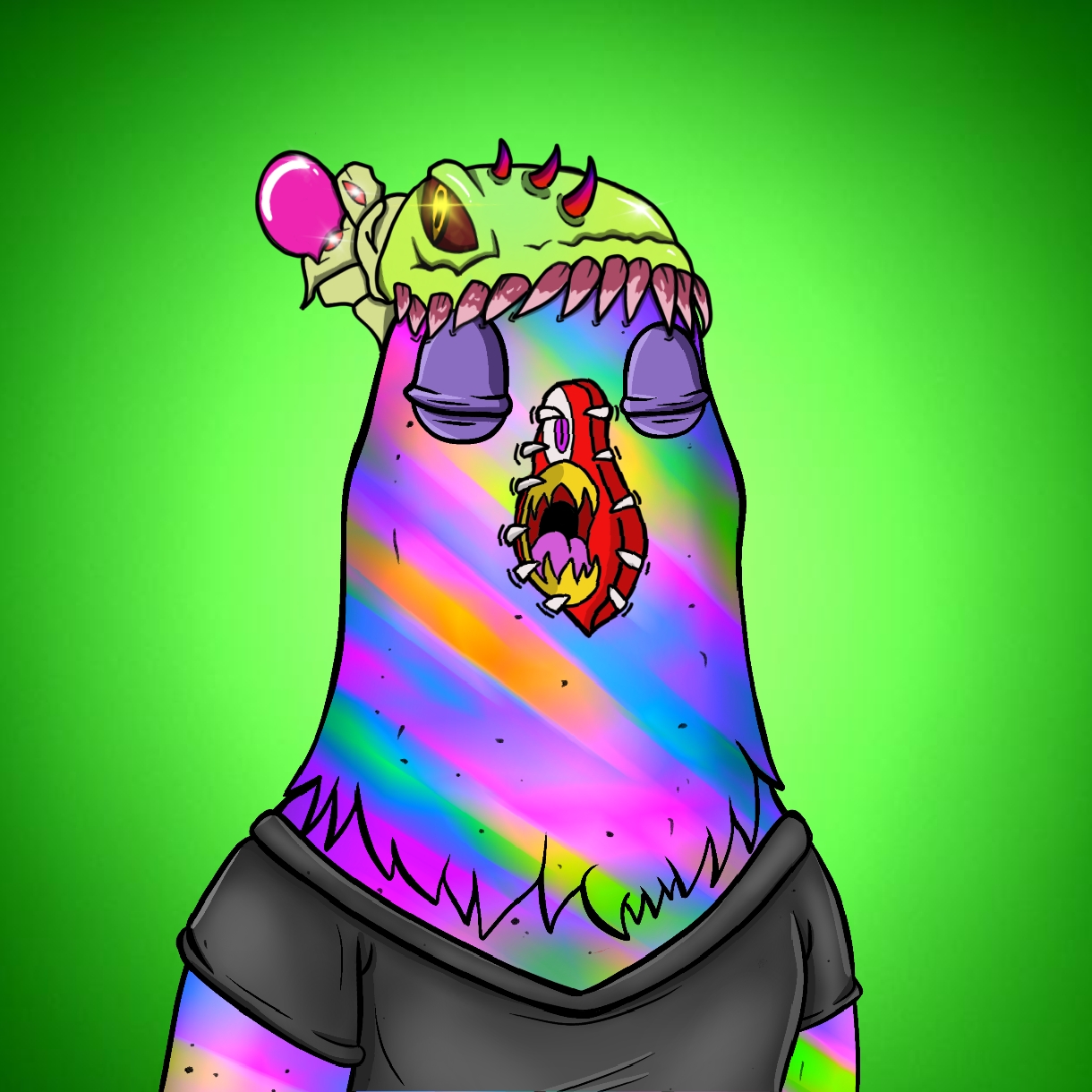 Mutant Ghetto Pigeon #324 NFT on Algorand