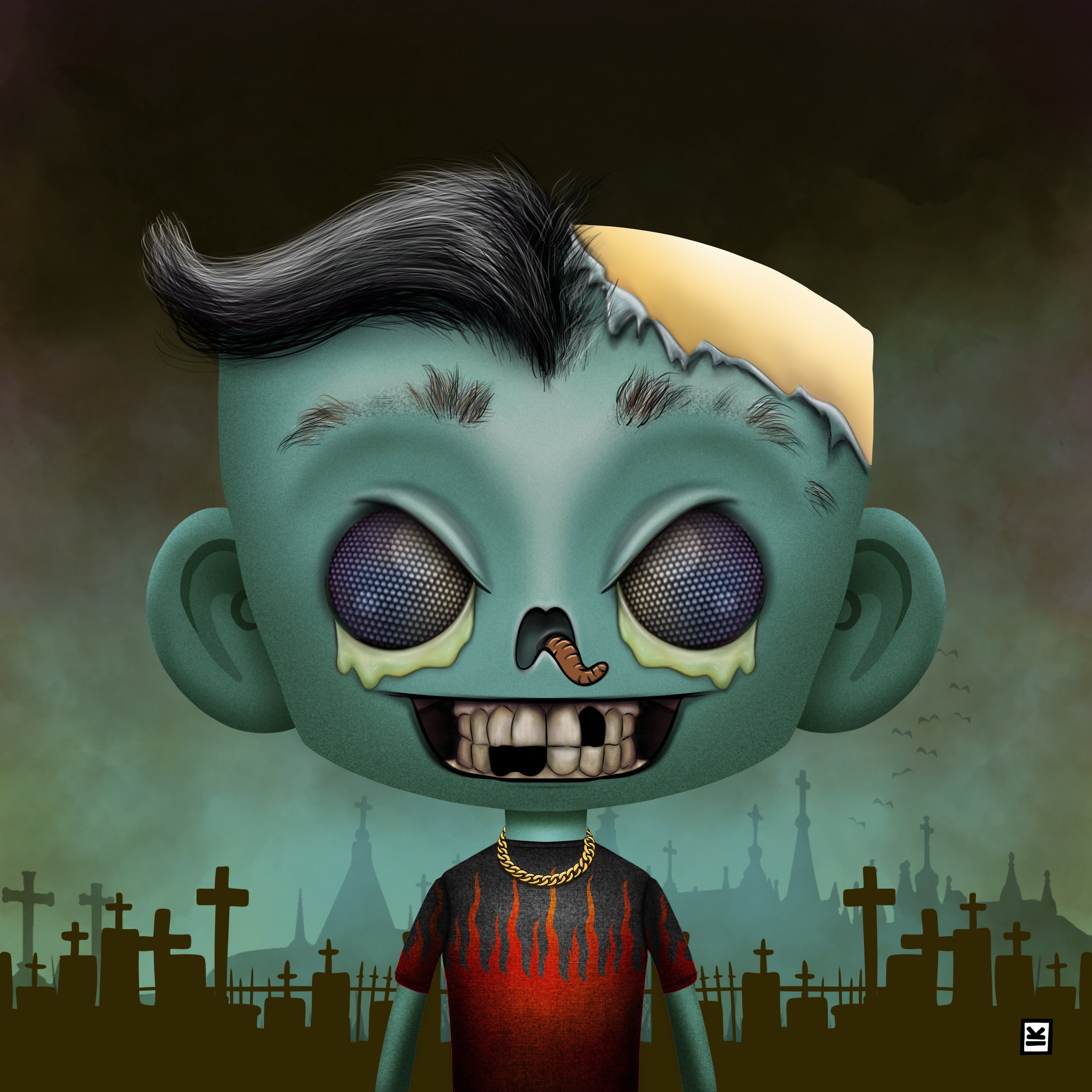 Little Monsters - Zombie #41 NFT on Algorand