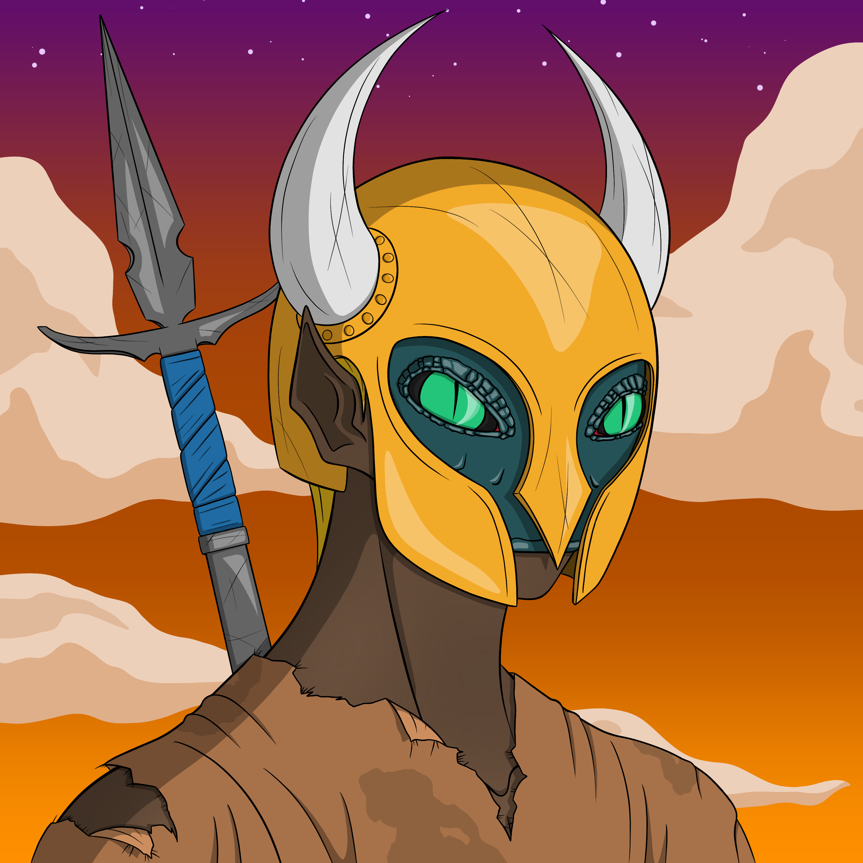 Dark Coin Champion #0084 NFT on Algorand