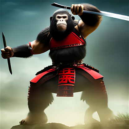 Samurai Ape #103