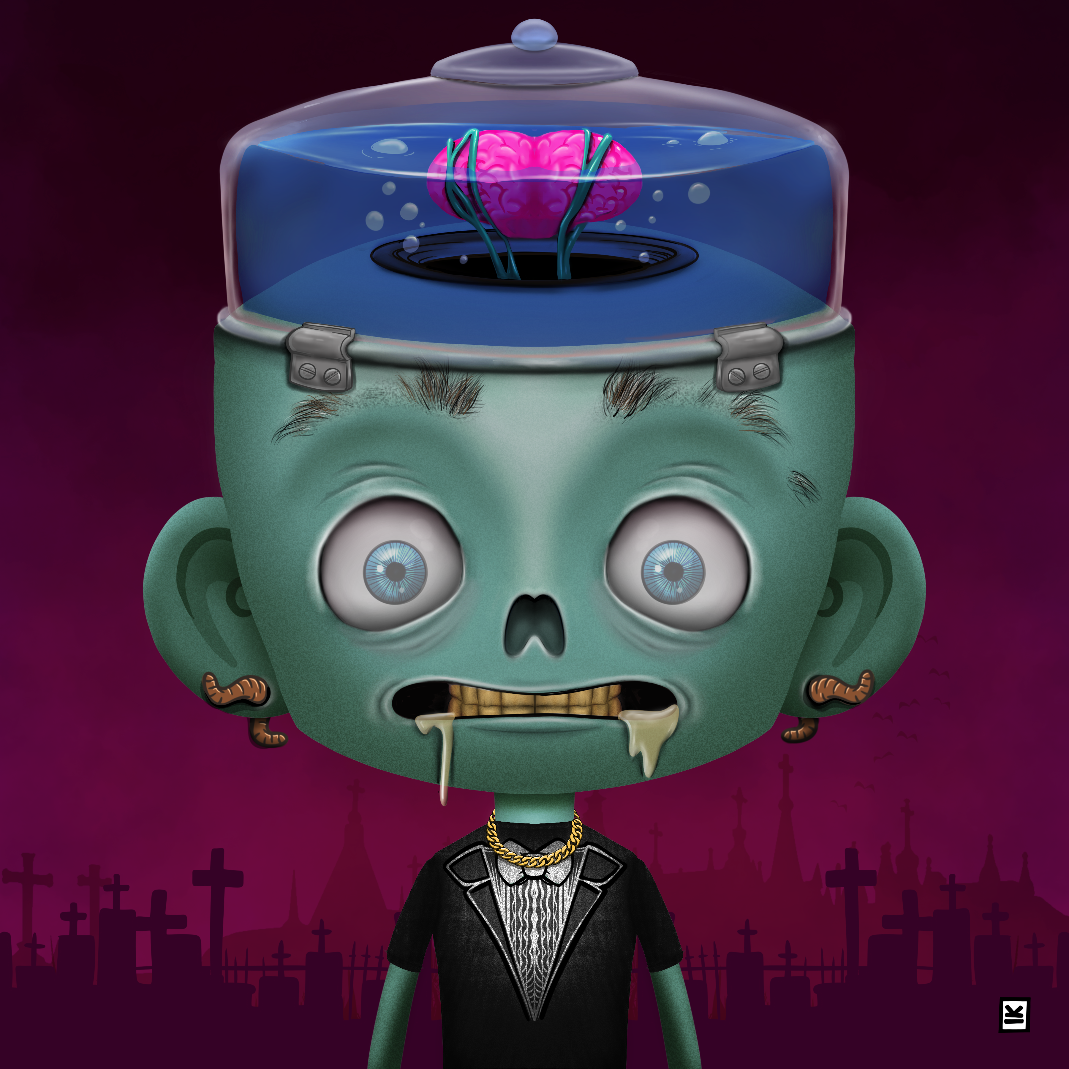 Little Monsters - Zombie #82 NFT on Algorand