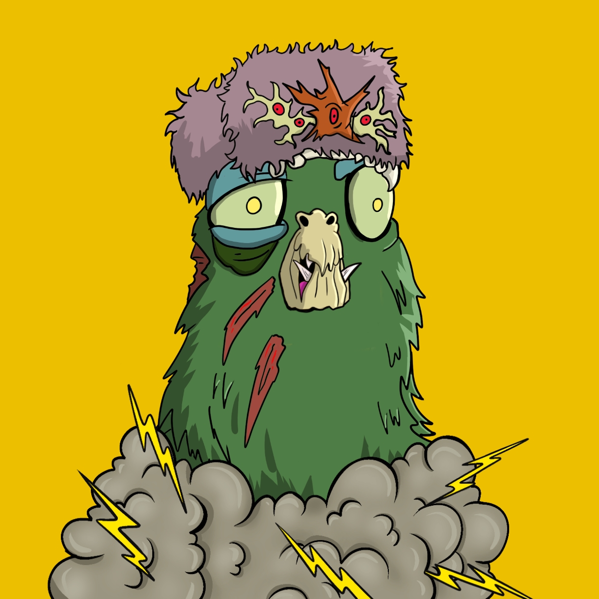 Mutant Ghetto Pigeon #238 NFT on Algorand