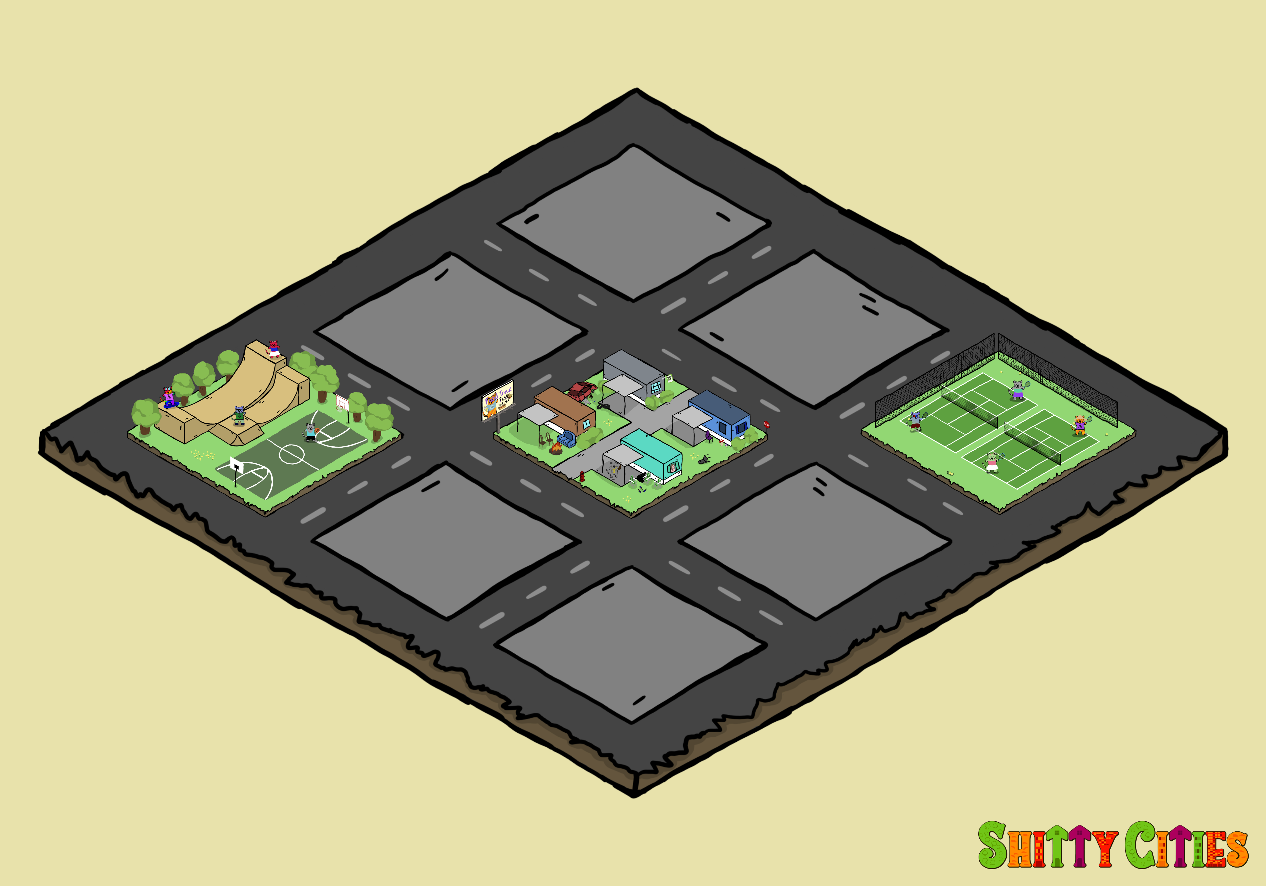 Shitty City #239 NFT on Algorand