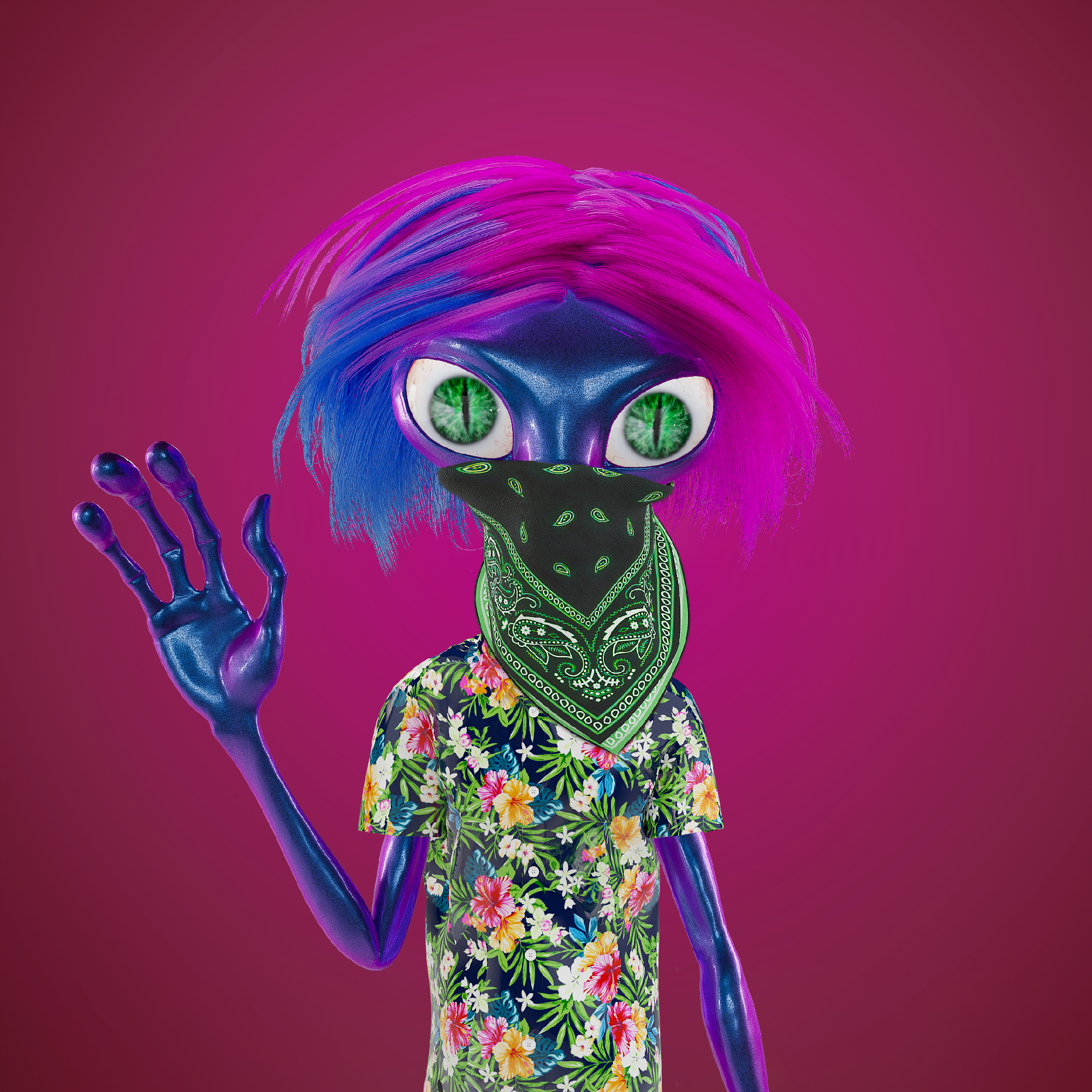 Alien Tourism3857 NFT on Algorand