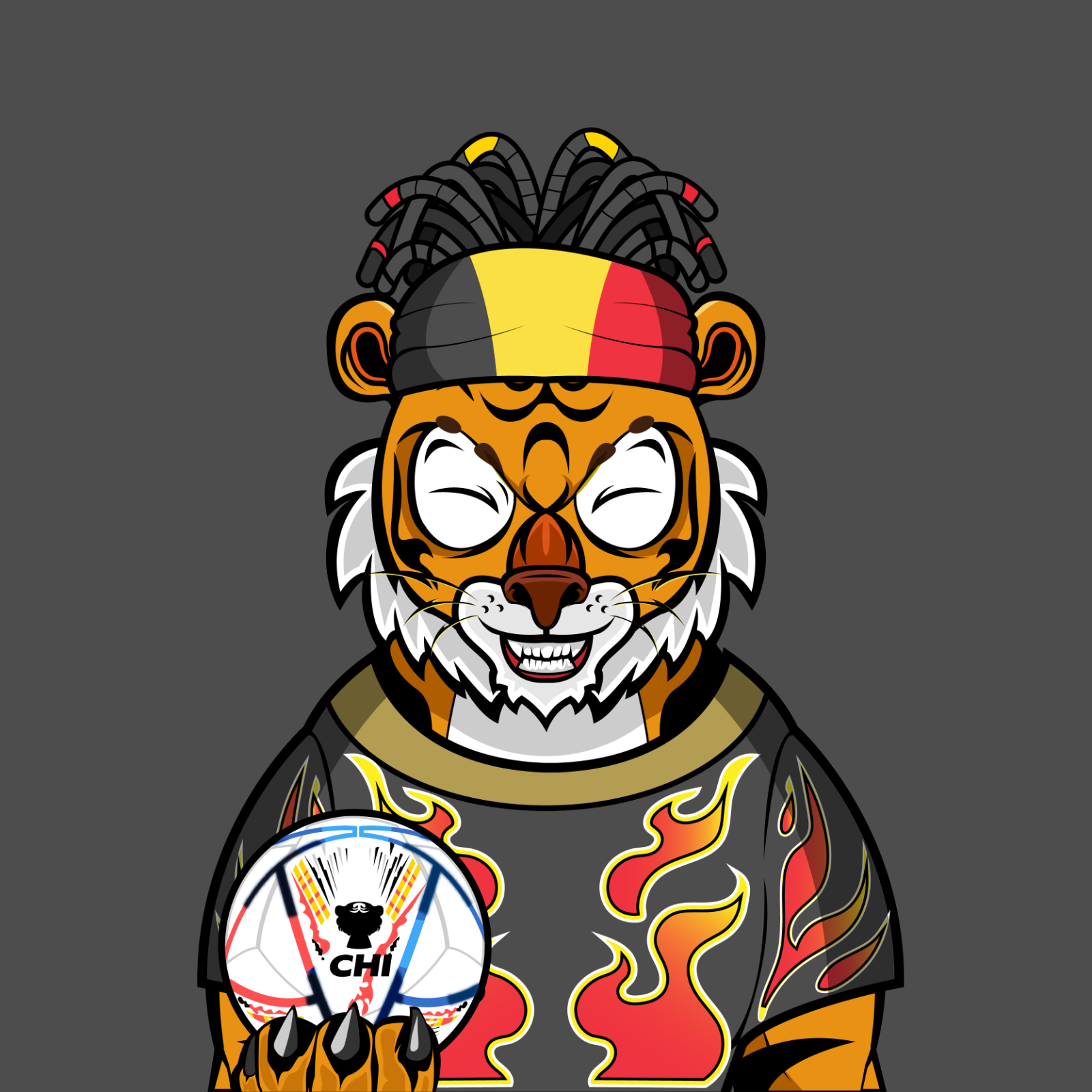 Football TigerChi #0357 NFT on Algorand