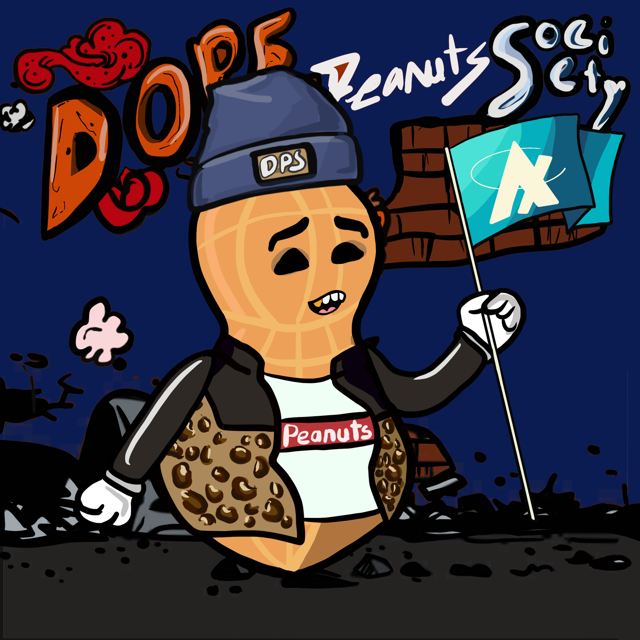 Dope Peanut Society #67 NFT on Algorand