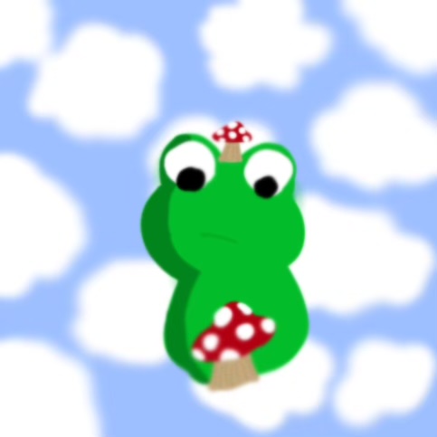 Mushroom frog NFT on Algorand