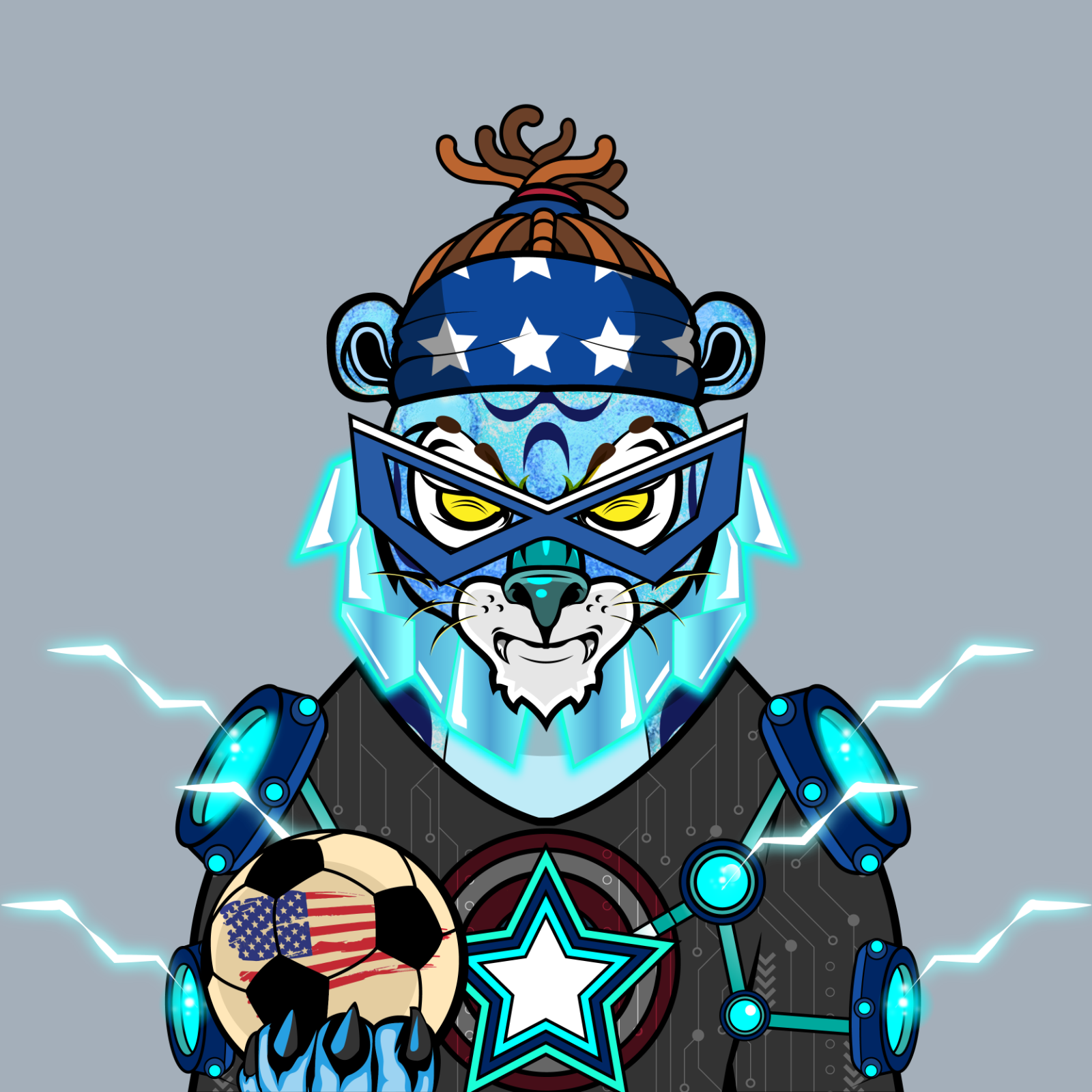 Football TigerChi #0493 NFT on Algorand