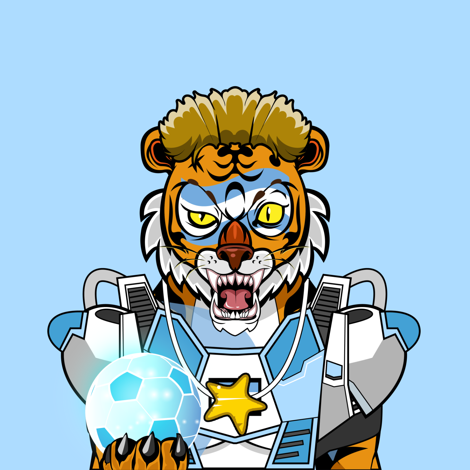 Football TigerChi #1166 NFT on Algorand