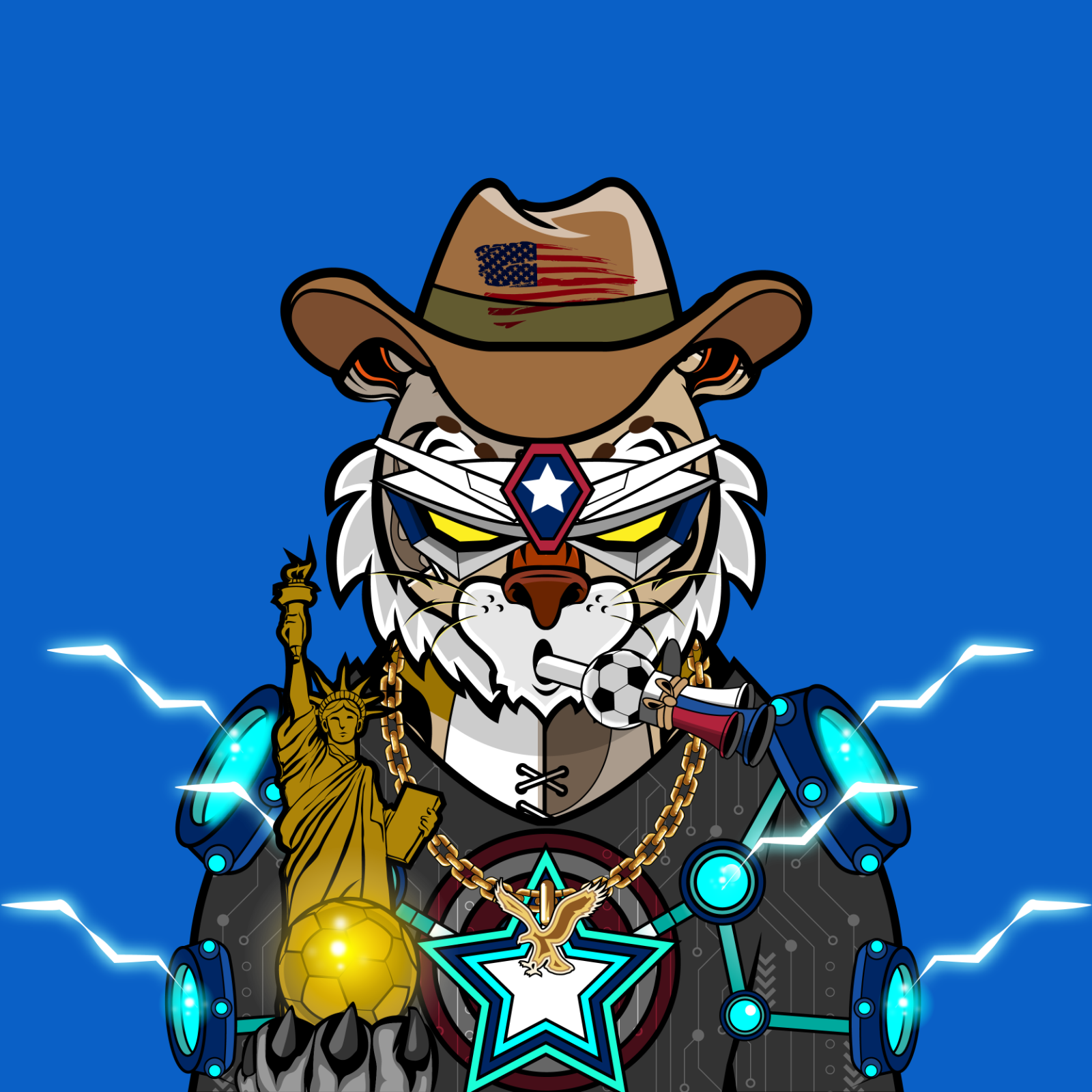 Football TigerChi #1821 NFT on Algorand