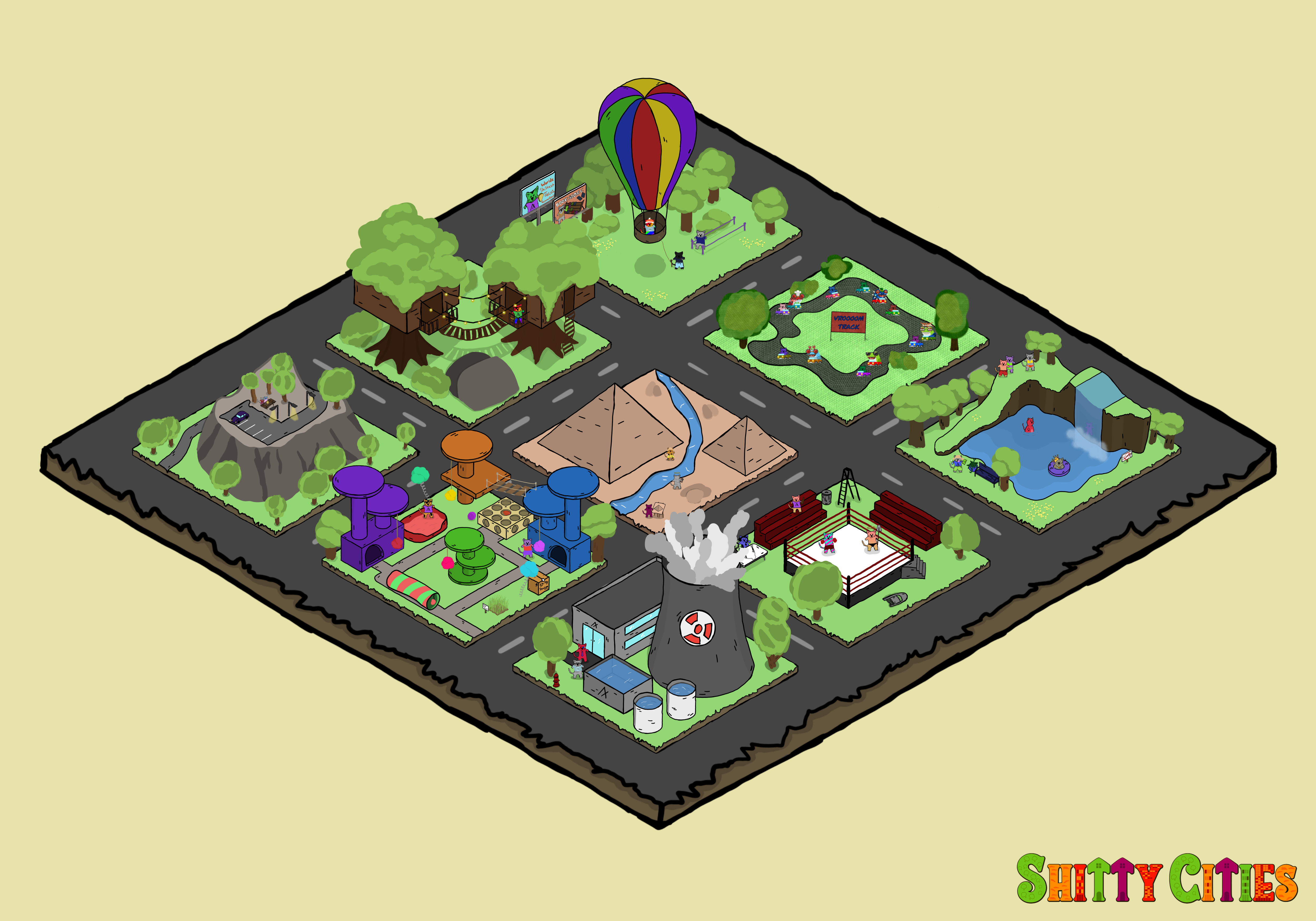 Shitty City #450 NFT on Algorand