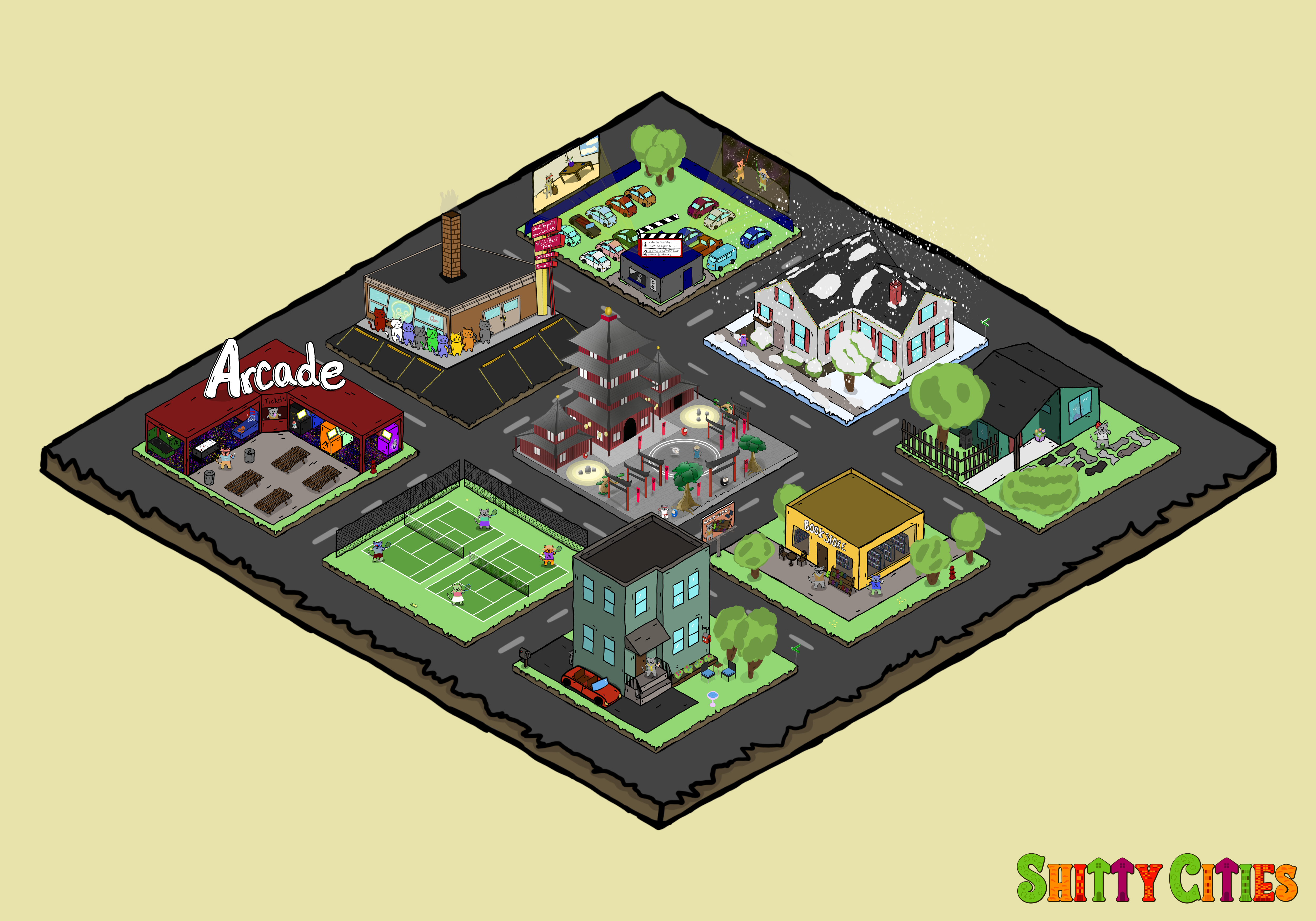 Shitty City #107 NFT on Algorand