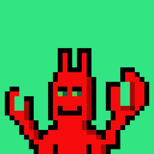 An image of Pixel Lobster #178