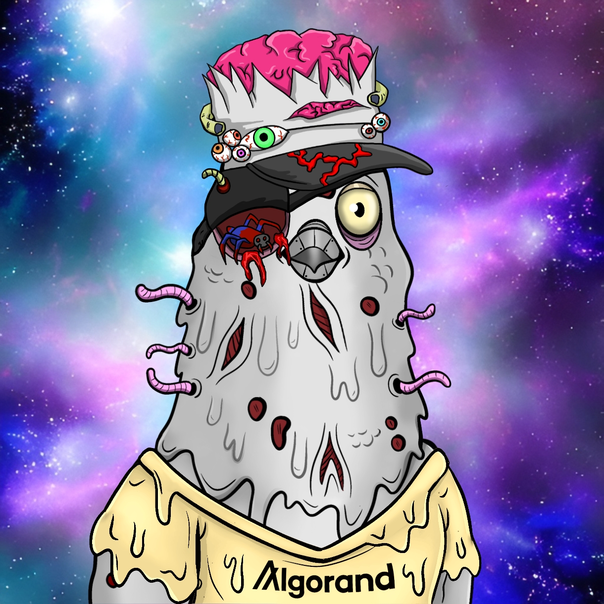 Mutant Ghetto Pigeon #409 NFT on Algorand