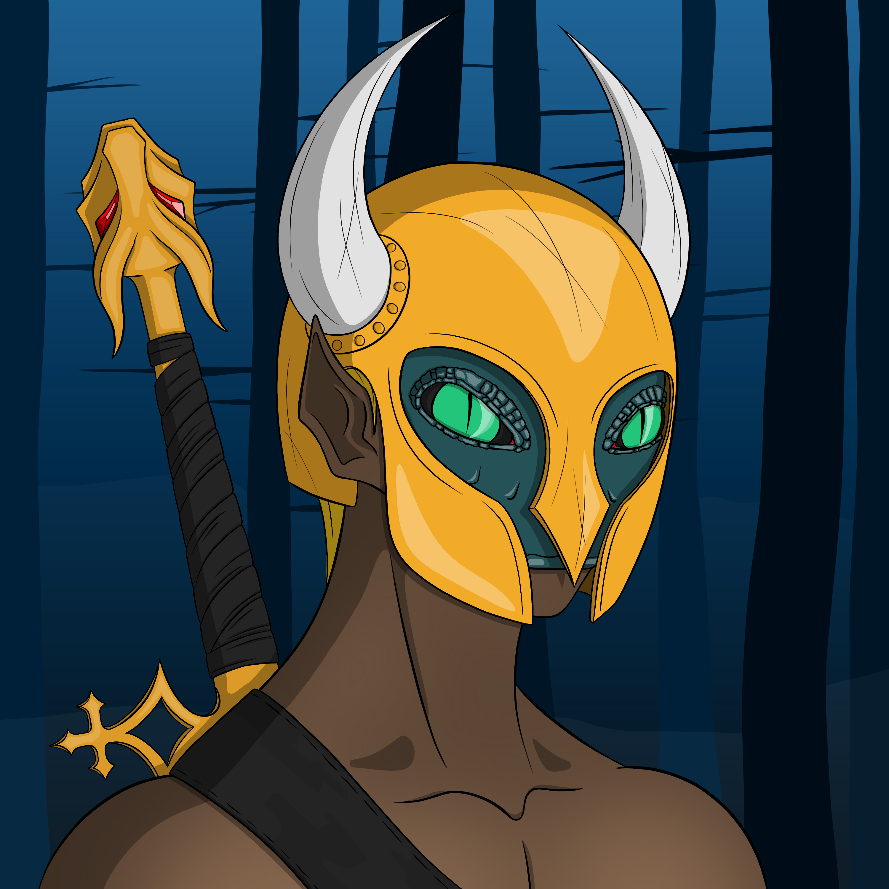 Dark Coin Champion #0473 NFT on Algorand