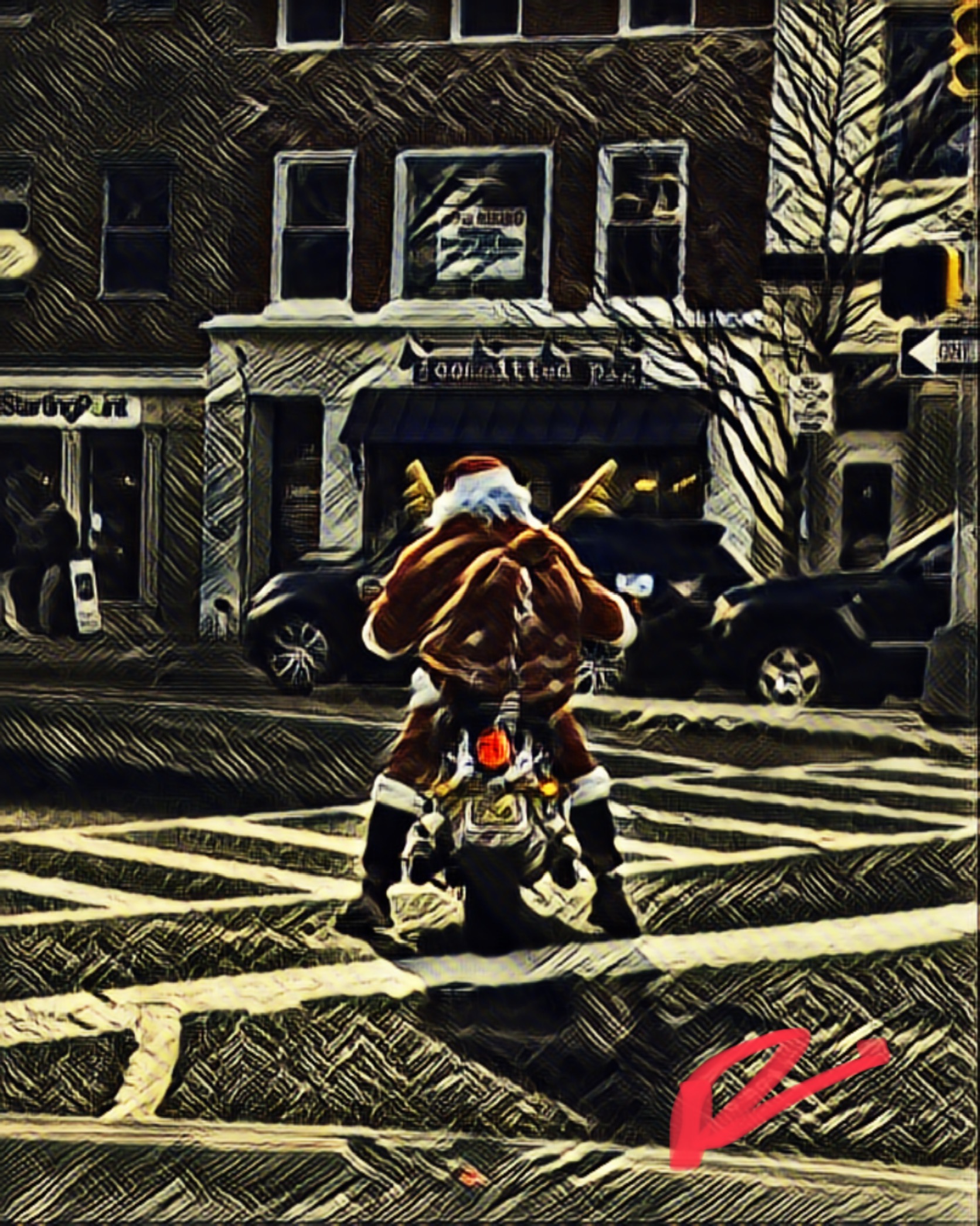 Motorcycle Santa #3 NFT on Algorand