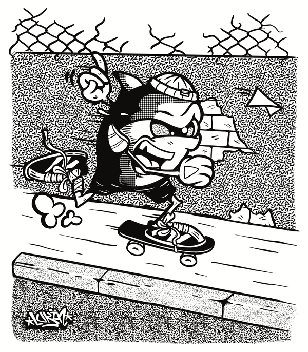 An image of Skateboarding