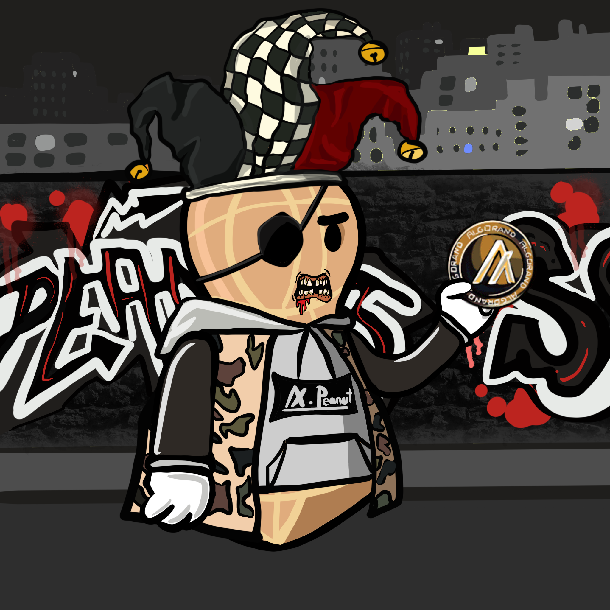 Dope Peanut Society #664 NFT on Algorand