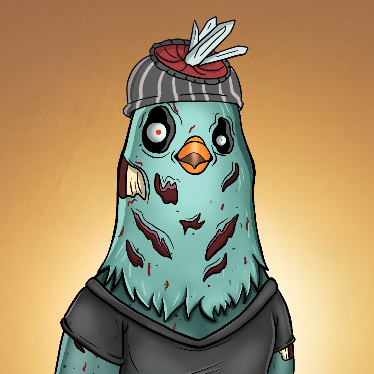 Mutant Ghetto Pigeon #208 NFT on Algorand