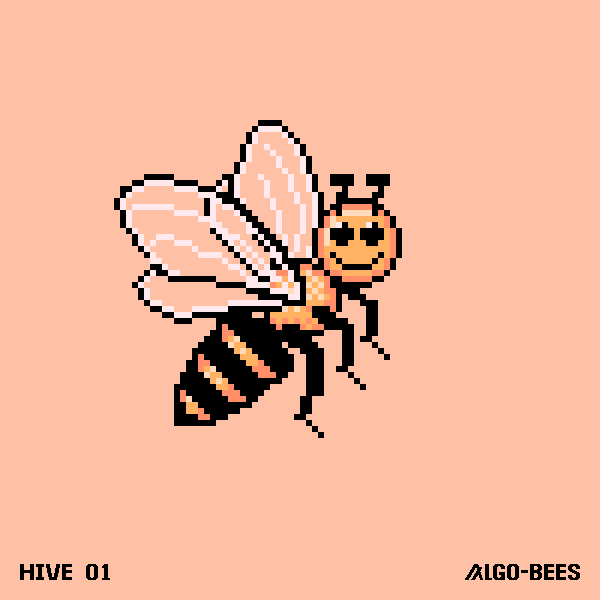 An image of ALGO-BEES H1 #002-05 Smile